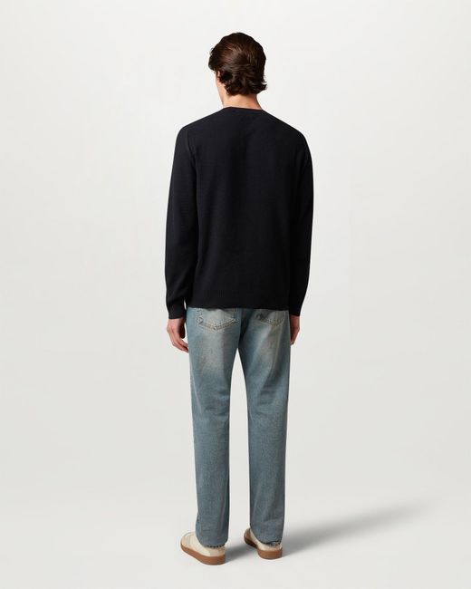 Belstaff Blue Men's Coast Knitted Jumper Cotton Silk Pique for men