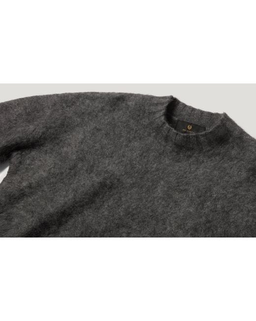 Belstaff Gray Women's Rhea Jumper Wool Cashmere Blend