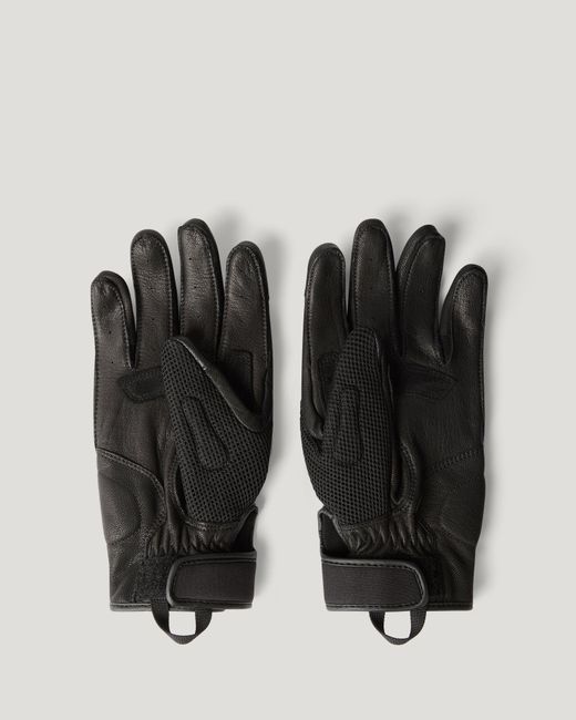 Belstaff Black Men's Twyford Motorcycle Glove for men