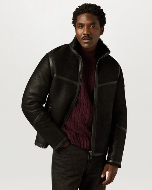 Belstaff Red Men's Westport Crew Neck Wool Cotton Blend for men