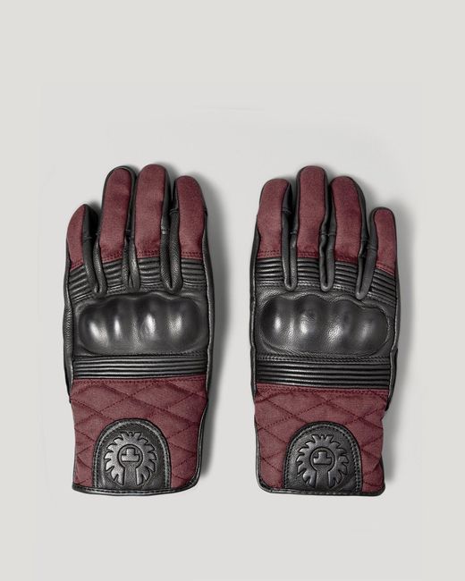 Belstaff Multicolor Men's Hampstead Motorcycle Glove Calf Leather for men