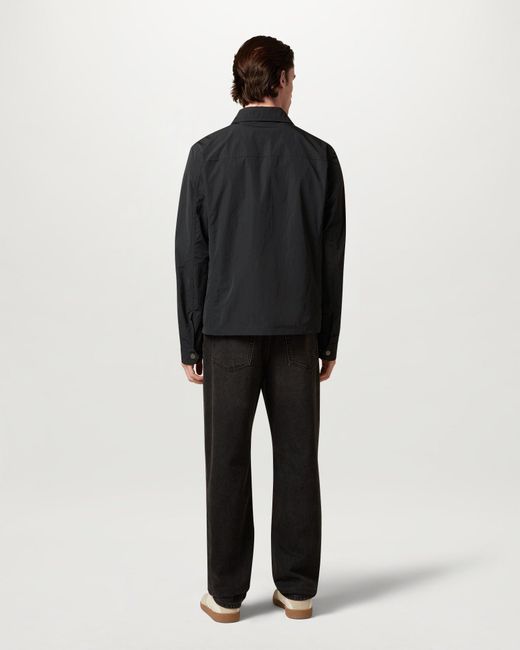 Belstaff Black Grid Overshirt for men