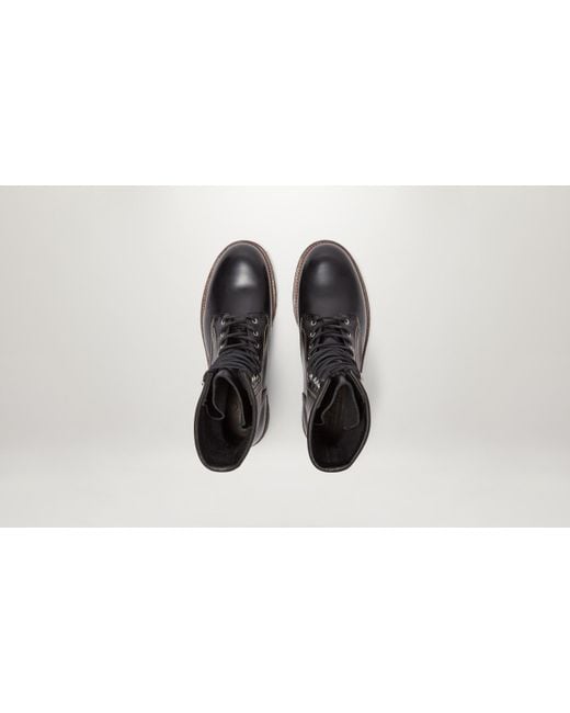 Belstaff Black Marshall Lace Up Boots for men