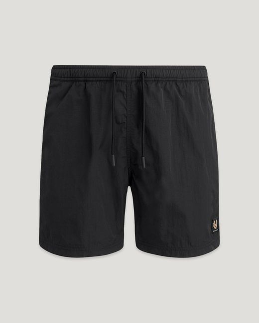 Belstaff Black Clipper Swimshort for men