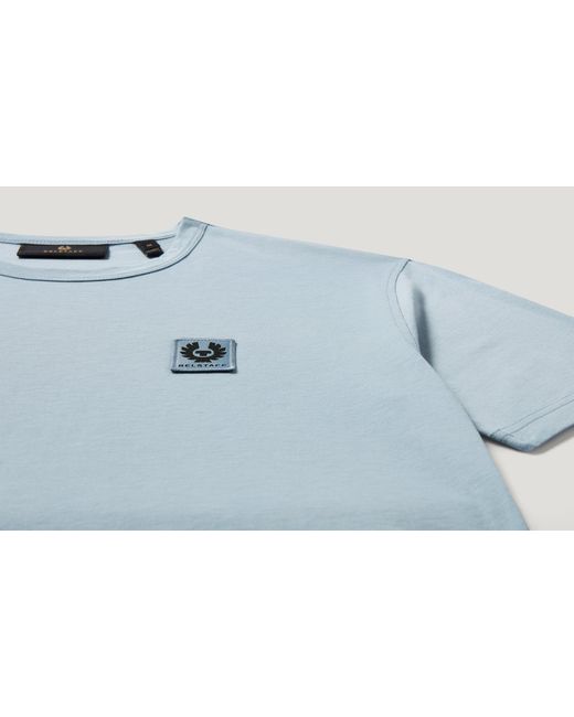 Belstaff Blue Men's T-shirt Cotton Jersey for men