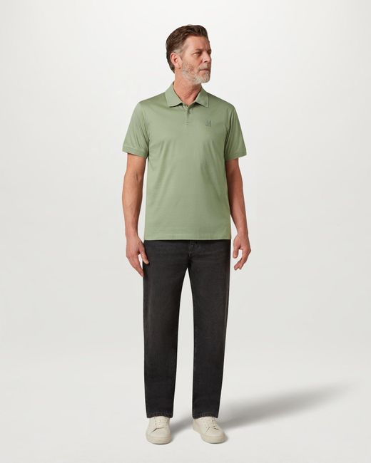 Belstaff Green Men's Steel Polo Cotton Jersey for men