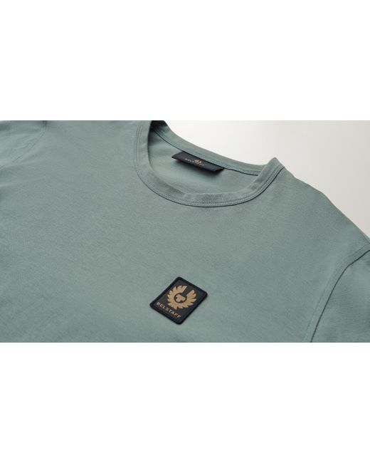 Belstaff Green Long Sleeved T-shirt for men