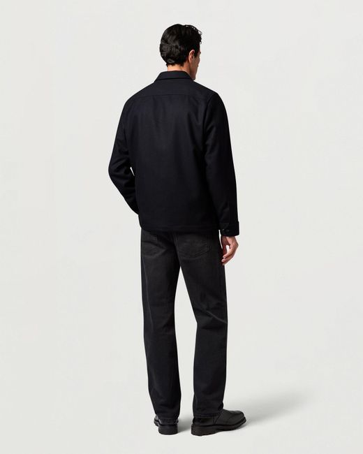 Belstaff Blue Men's Trail Overshirt Lambswool for men