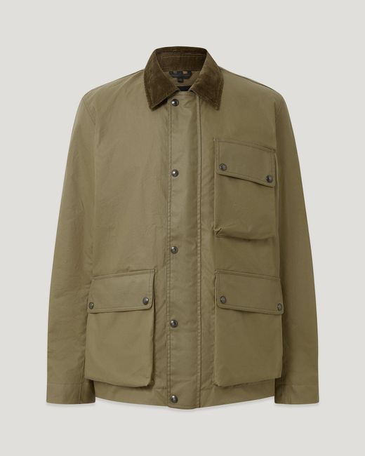 Belstaff Green Men's Incline Jacket Waxed Cotton for men
