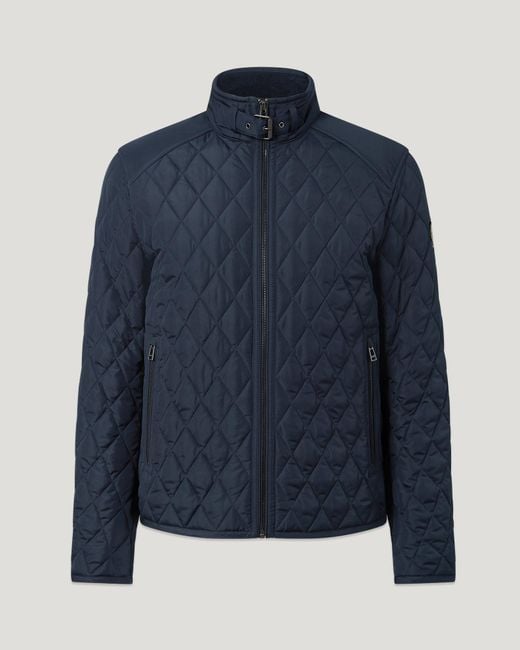Belstaff Blue Men's Pembroke Jacket Quilted Recycled Nylon for men
