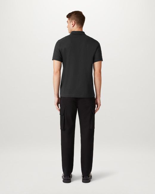 Belstaff Black Men's Alloy Polo Cotton Jersey for men