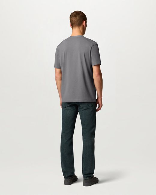 Belstaff Gray Men's Alloy T-shirt Cotton Jersey for men
