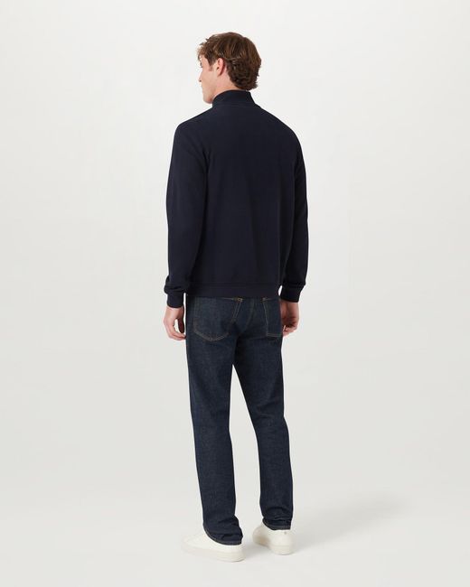 Belstaff Blue Men's Full Zip Sweatshirt Cotton Fleece for men