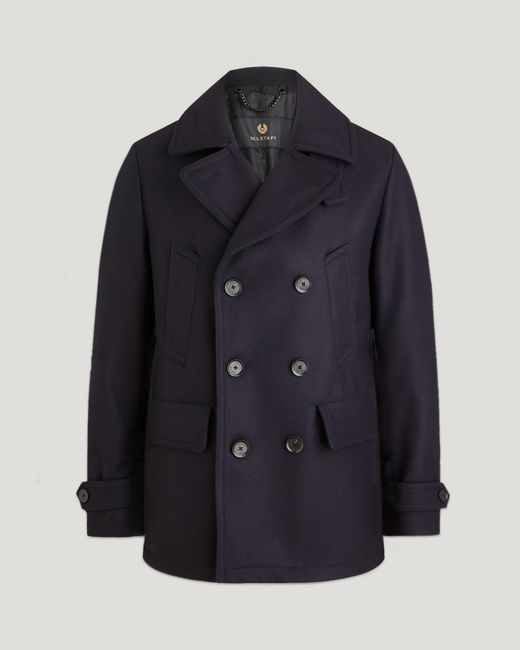 Belstaff Blue Milford Peacoat for men