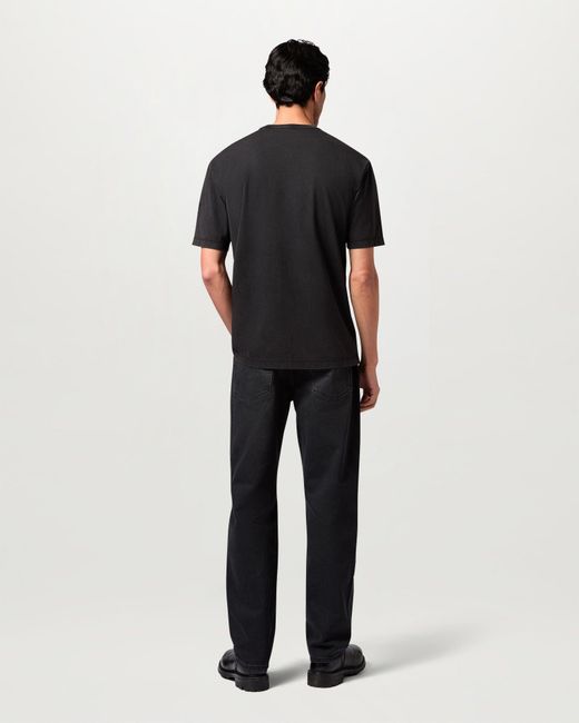 Belstaff Black Men's Valley Garment Dye T-shirt Cotton for men