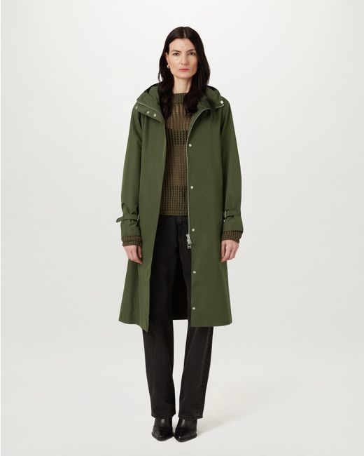 Belstaff Green Navis Parka Tri Tech Shell