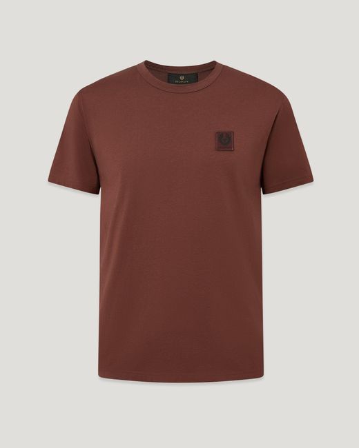 Belstaff Brown Men's T-shirt Cotton Jersey for men