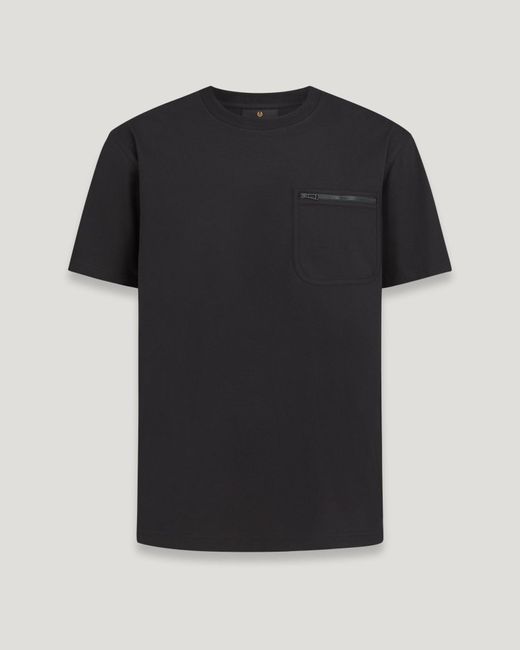 T-shirt transit di Belstaff in Black da Uomo