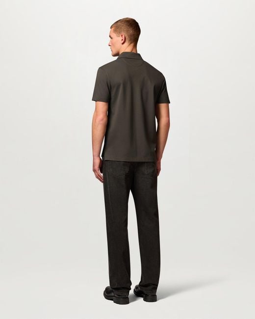 Belstaff Black Men's Curator Polo Cotton Pique for men