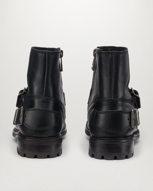 Belstaff Black Trialmaster Zip Up Boots for men
