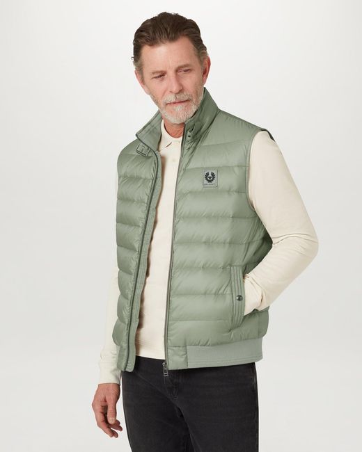 Belstaff Green Men's Circuit Gilet Down Filled Nylon for men