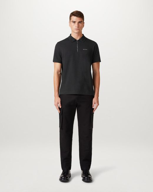 Belstaff Black Men's Alloy Polo Cotton Jersey for men