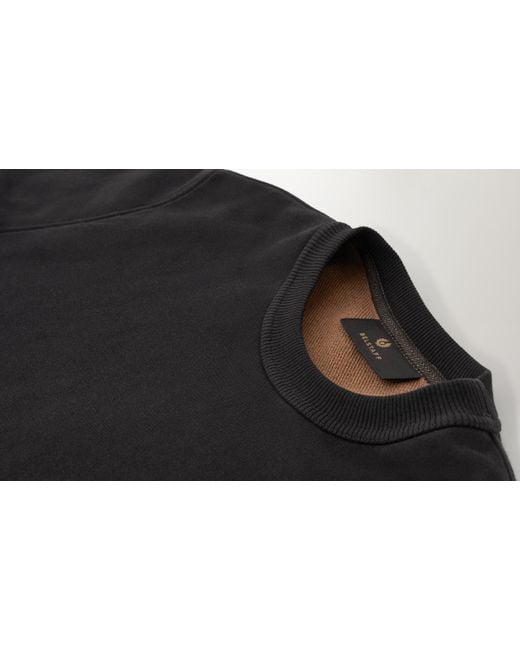 Belstaff Black Centenary Applique Label Sweatshirt for men