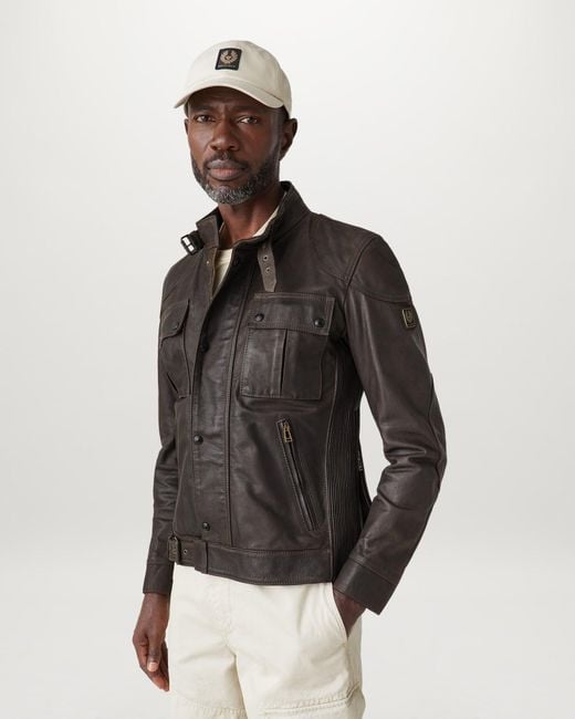 Belstaff Black Legacy Gangster Jacket for men