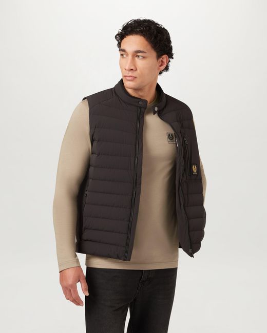 Belstaff Natural Men's Long Sleeved T-shirt Cotton Jersey for men