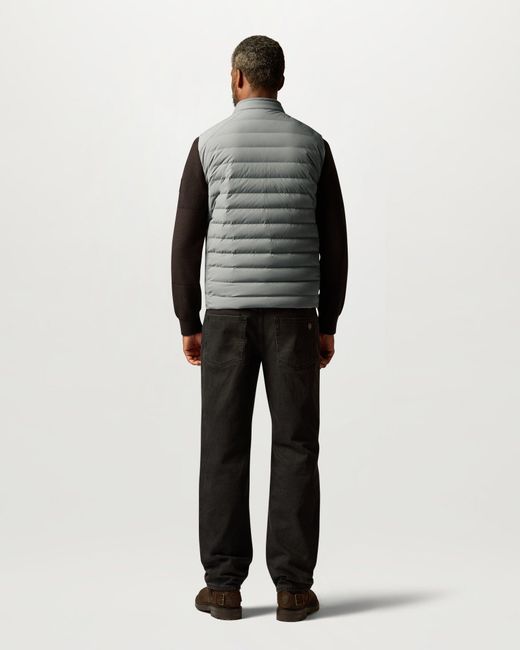 Belstaff Gray Men's Chassis Gilet Lightweight Stretch Down for men