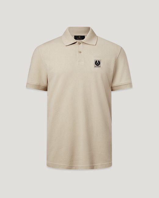 Belstaff Natural Men's Polo Cotton Pique for men