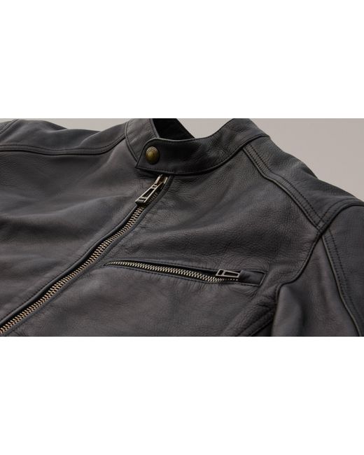 Belstaff Gray Vanguard Motorcycle Jacket for men