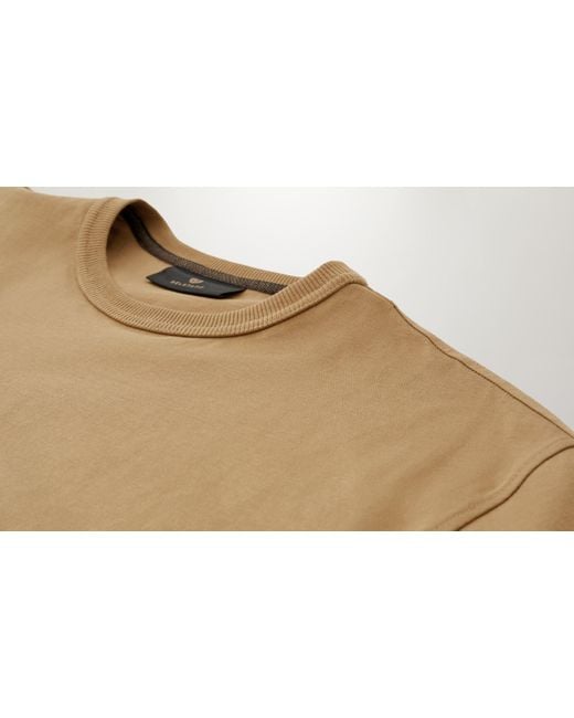 Belstaff Natural Centenary Applique Label T Shirt for men