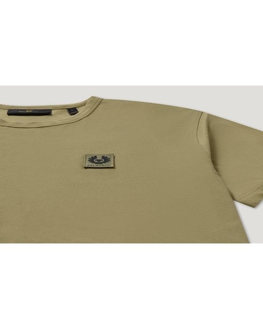 Belstaff Green Men's T-shirt Cotton Jersey for men