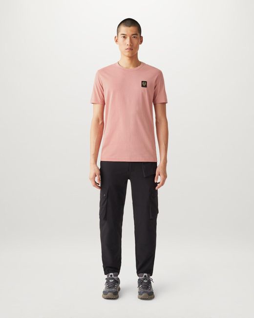 Belstaff Pink T-shirt for men