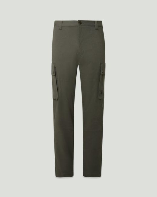 Belstaff Green Men's Route Cargo Cotton Twill for men