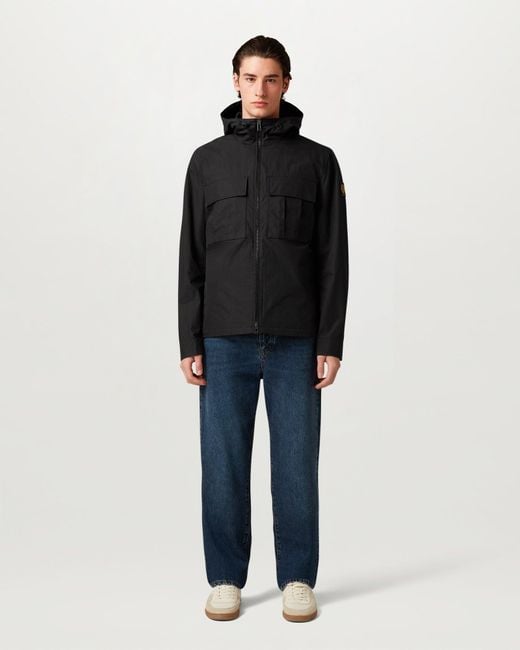 Belstaff Black Men's Container Overshirt Compact Technical Cotton for men