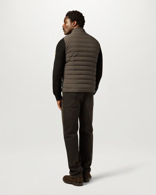Belstaff Brown Men's Chassis Gilet Lightweight Stretch Down for men