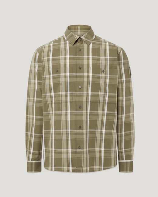 Belstaff Multicolor Men's Fleet Shirt Cotton Check for men