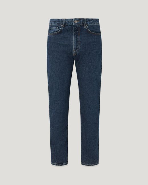 Belstaff Blue Men's B69 Jean Washed Stretch Denim Indigo Size W28l32 for men