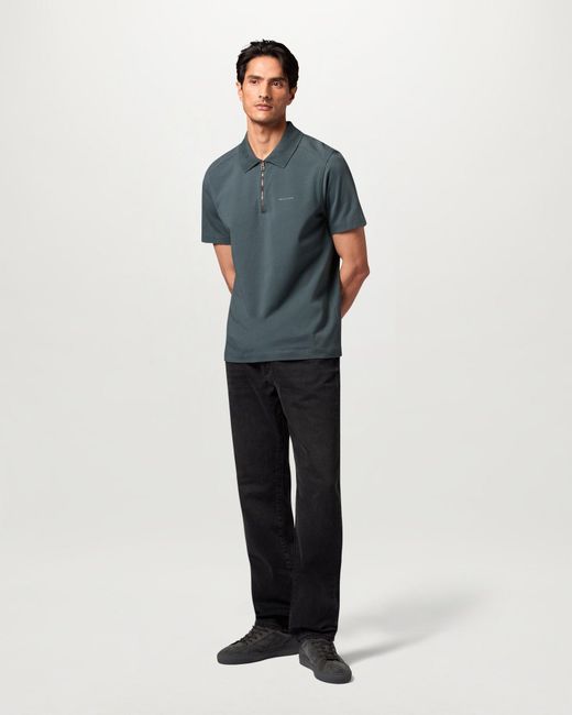 Belstaff Blue Men's Alloy Polo Cotton Jersey for men