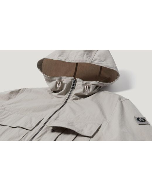 Belstaff Gray Men's Container Overshirt Compact Technical Cotton for men