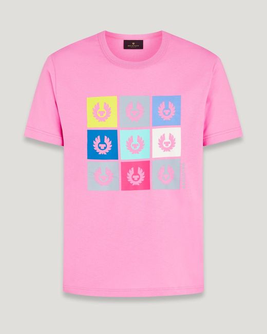 Belstaff Pink Tile T-shirt for men