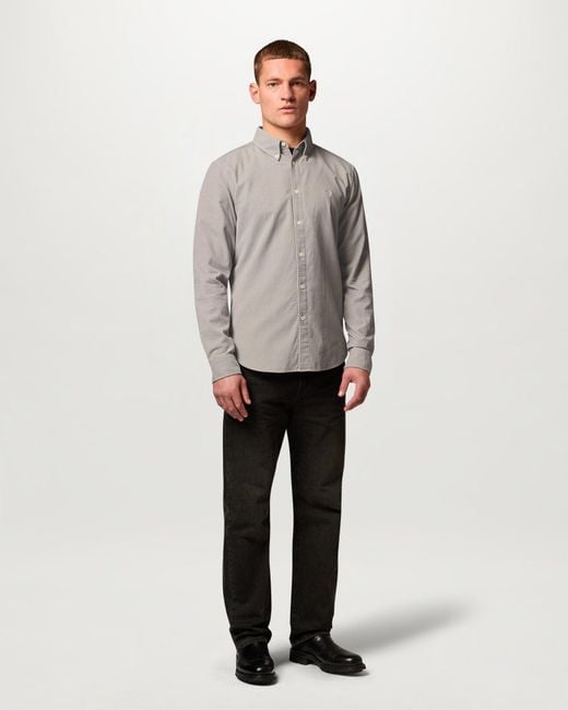 Belstaff Gray Men's Street Shirt Cotton Corduroy for men
