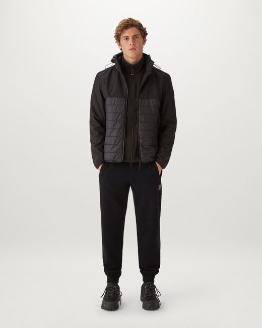Belstaff Black Men's Sweatpant Cotton Fleece for men