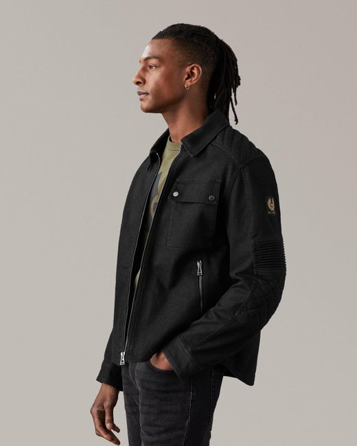 Belstaff Black Outrider Overshirt for men