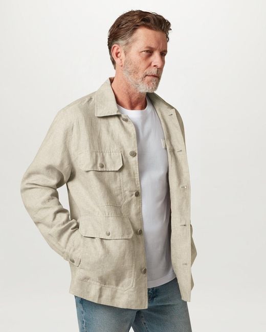 Belstaff White Men's Steel T-shirt Mercerised Cotton for men