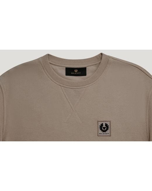 Belstaff Natural Men's Sweatshirt Cotton Fleece for men