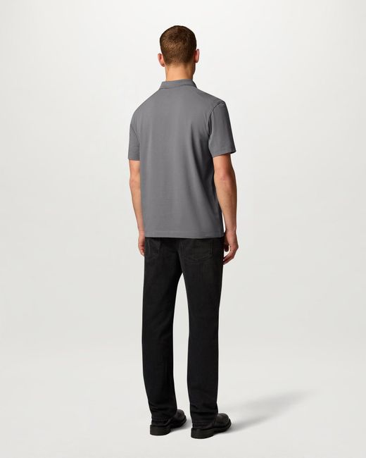 Belstaff Gray Men's Alloy Polo Cotton Jersey for men