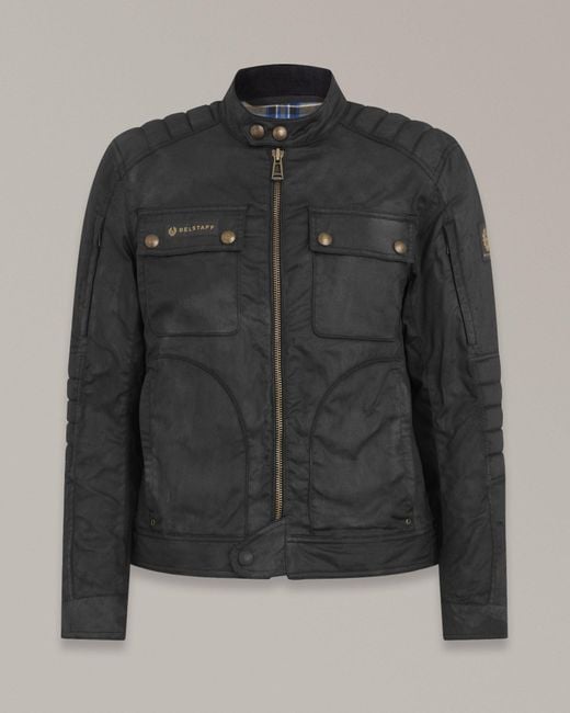 Belstaff Black Roberts Motorcycle Jacket for men